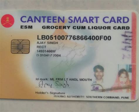 bsf canteen smart card|csd canteen rules.